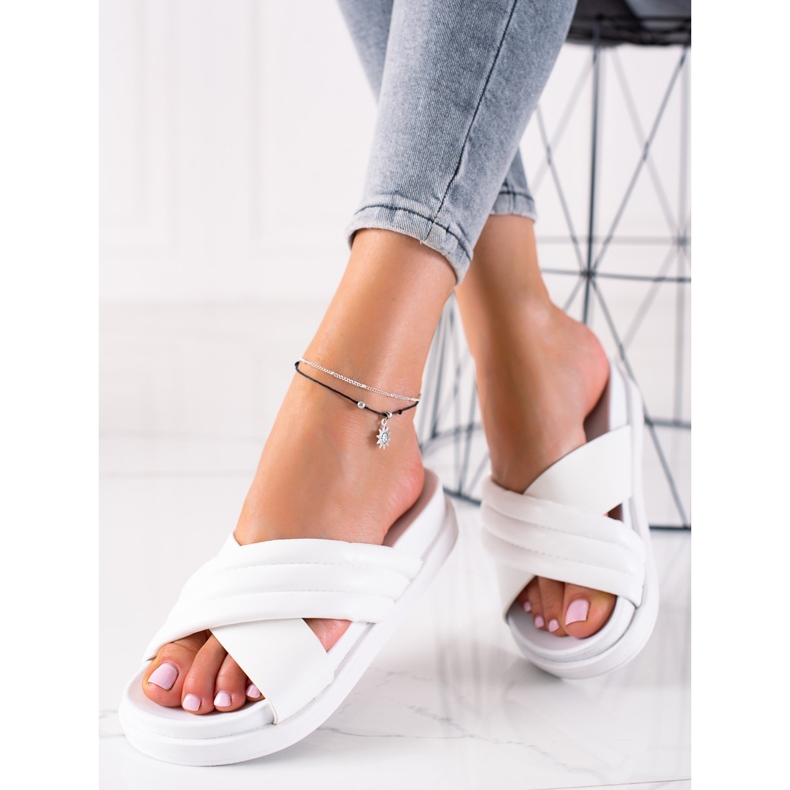 Cm Paris Neformální pantofle bílý 2