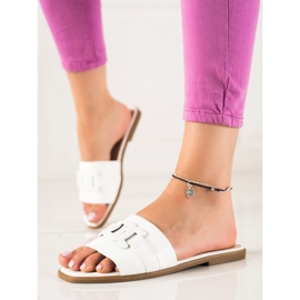 SHELOVET Klasické pantofle bílý 1