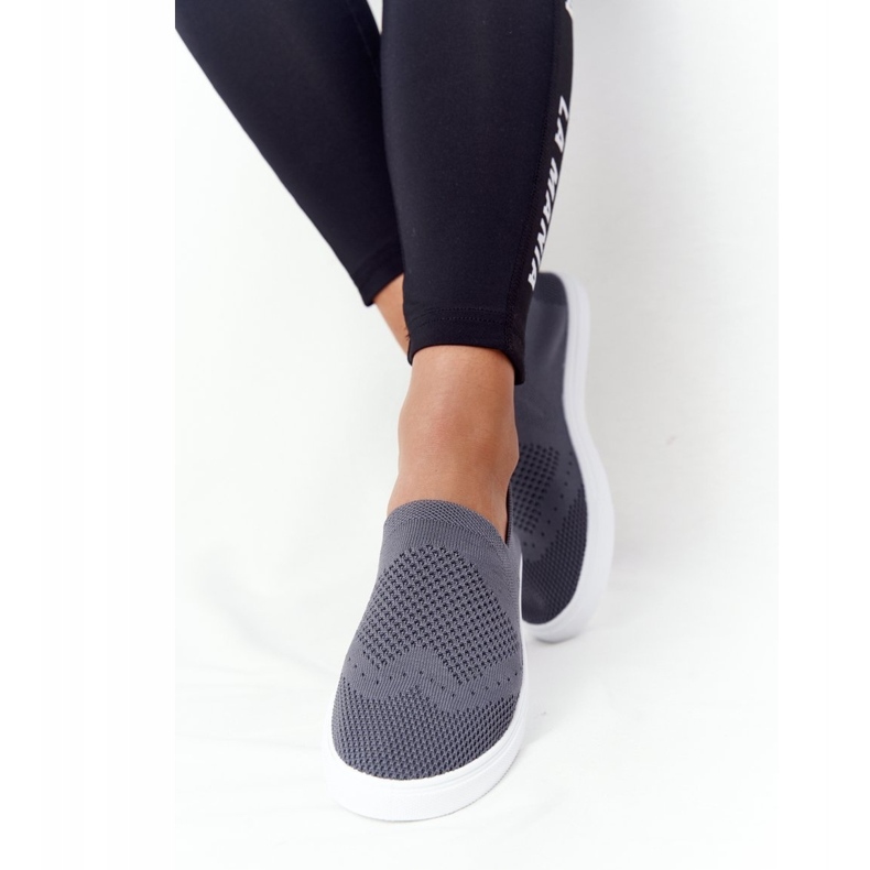 Dámské tenisky Nazouvací Big Star FF274A607 Šedá 5