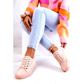 Prolamované tenisky Big Star JJ274059 Světle růžové růžový 5