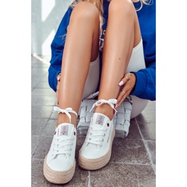 Big Star Sportovní boty Espadrilky Cross Jeans JJ2R4005C White bílý 2