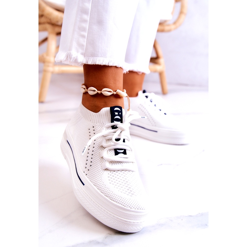 Dámská sportovní obuv tenisky GOE JJ2N4164 White bílý 2 Dámská sportovní obuv tenisky GOE JJ2N4164 White bílý 2