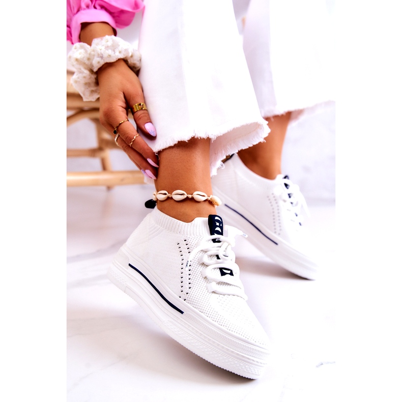 Dámská sportovní obuv tenisky GOE JJ2N4164 White bílý 3 Dámská sportovní obuv tenisky GOE JJ2N4164 White bílý 3