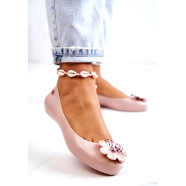 Dámské voňavé gumové baleríny ZAXY JJ285051 Nude béžový 2