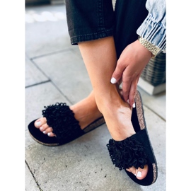 Korkové pantofle Berry Black černý 1