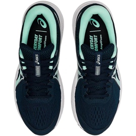 Běžecké boty Asics Gel Contend 7 W 1012A911 407 námořnická modř zelený 1