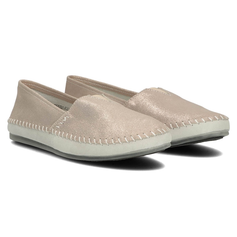 Kožené boty Filippo DP031 / 22 Go golden šedá zlatý 5