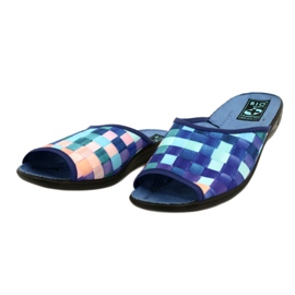 Dámské pantofle Adanex 27268 SAK1 fialový námořnická modrá modrý oranžový 3 Dámské pantofle Adanex 27268 SAK1 fialový námořnická modrá modrý oranžový 3