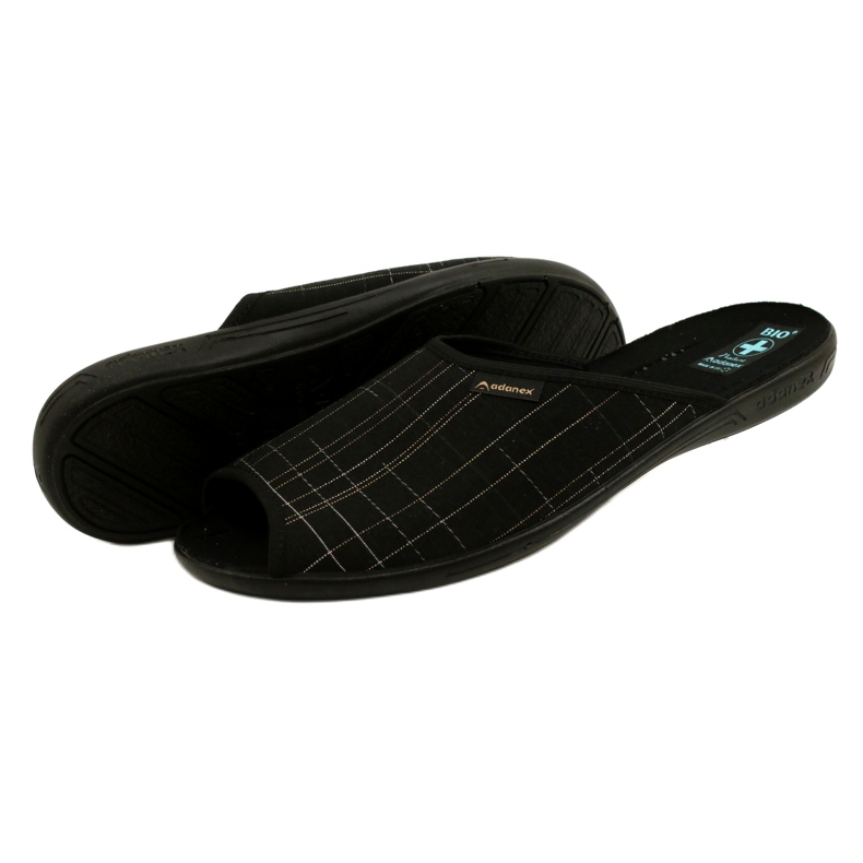 Adanex Pánské pantofle Pantofle 25954 Black černý 4
