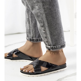 Černé dámské pantofle Nicolay černý 1