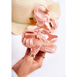Dětské sandály na suchý zip Voňavé ZAXY JJ385036 Nude ['růžový'] růžový 1