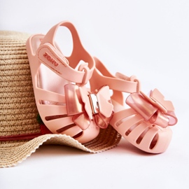 Dětské sandály na suchý zip Voňavé ZAXY JJ385036 Nude ['růžový'] růžový 2