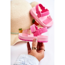 Pohodlné dětské sandály Voňavé ZAXY JJ385026 Růžové ['růžový'] růžový 1