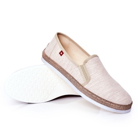 Pánské espadrilky Big Star HH176001 béžové béžový 3