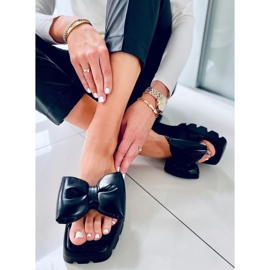 Pantofle Keesha Black High Sole černá 1