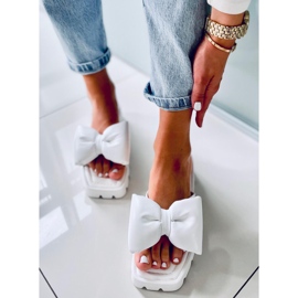 Pantofle Keesha White High Sole bílý 1 Pantofle Keesha White High Sole bílý 1