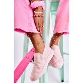 FK2 Dámské růžové nazouvací boty Viviana růžový 2