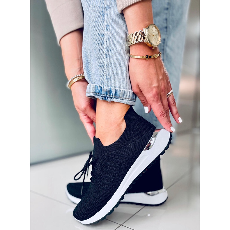 Ponožkové tenisky Lars Black černá 1