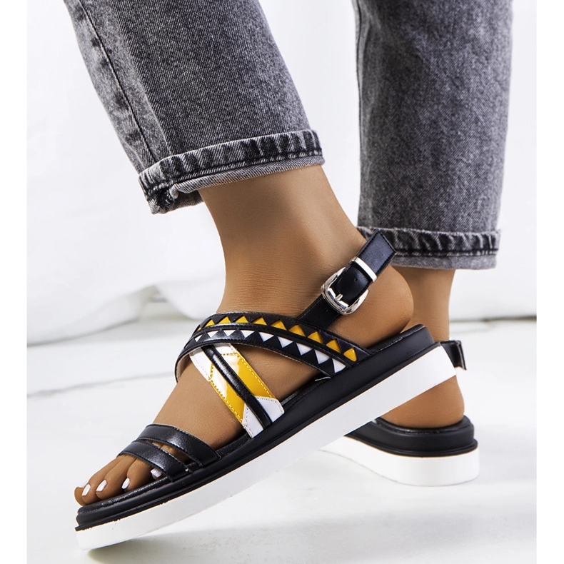 Černé dámské sandály značky Doren černá 1