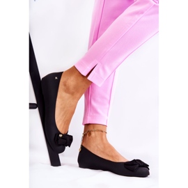 PH1 Dámské gumové baleríny Mašle Černá Fergie černý 1