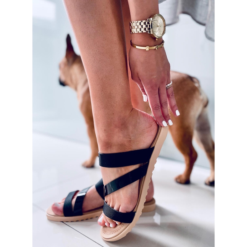 Dámské pantofle Diarra Negro černý 1