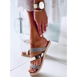 Dámské pantofle Diarra Oro zlatý 2