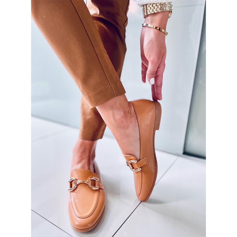 Dámské mokasíny Tulip Camel hnědý 2