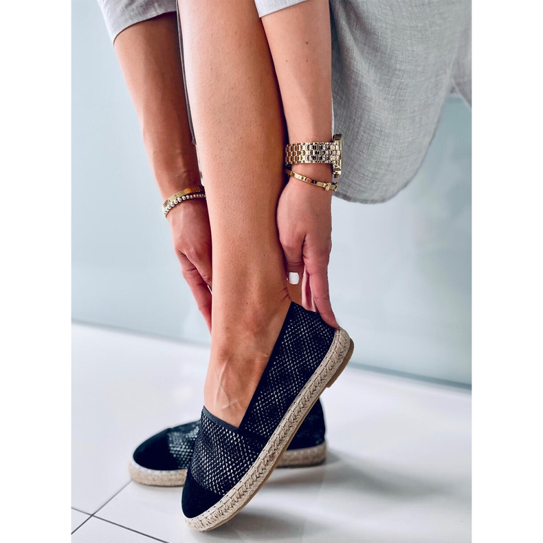 Dámské espadrilky Alika Black černý 2