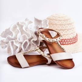 S.Barski Dětské sandály s přezkou Béžová Letto béžový béžový 2