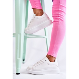 FS3 Dámská sportovní obuv na platformě bílá Eliso bílý 1