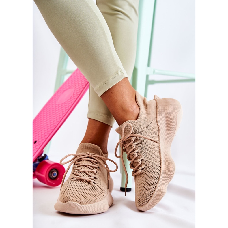 Béžová dámská sportovní obuv Dalmiro Slip On béžový 1