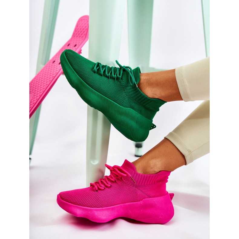 PS1 Zelené dámské nazouvací sportovní boty Dalmiro Green zelená 1