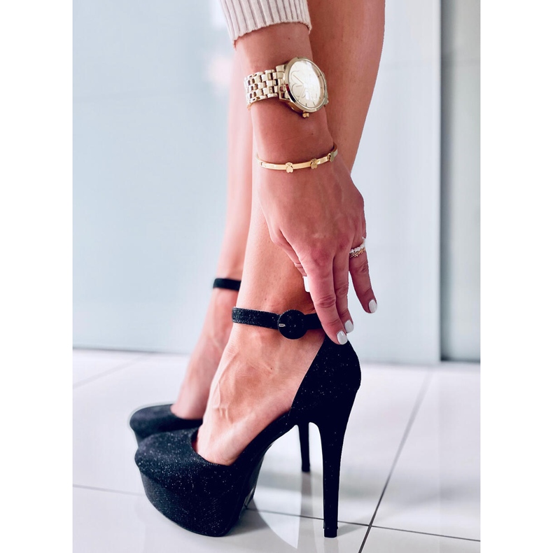 Lodičky na platformě Brooke Black černý 1