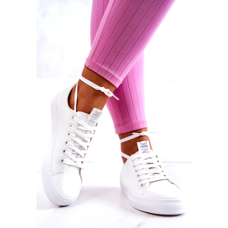 PS1 Dámské kožené tenisky bílé Mikayla bílý 2