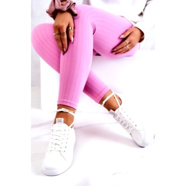 PS1 Dámské kožené tenisky bílé Mikayla bílý 3