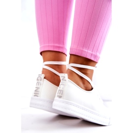 PS1 Dámské kožené tenisky bílé Mikayla bílý 4