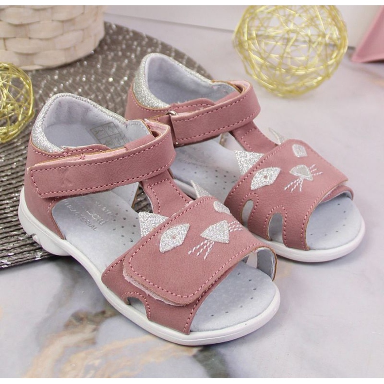 Uhlsport Sandály na suchý zip Kornecki Jr.KOR6305 špinavě růžové růžový 2