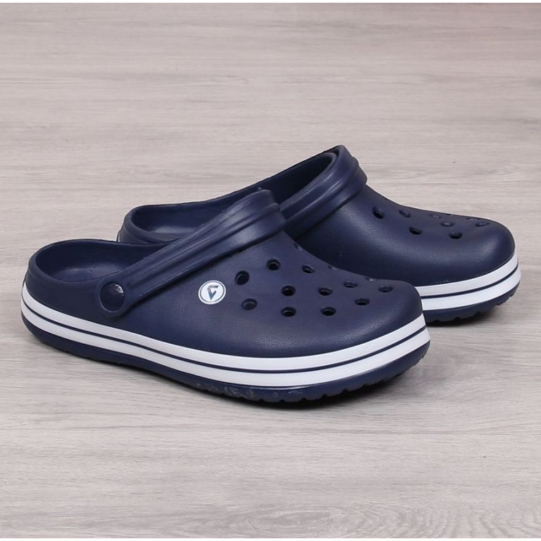 Pantofle American Club W AM636B tmavě modré námořnická modrá 1