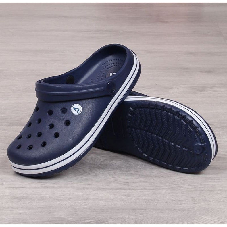 Pantofle American Club W AM636B tmavě modré námořnická modrá 2