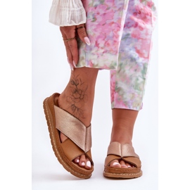 Kožené profilované pantofle Maciejka 04986-29 Hnědá hnědý 2 Kožené profilované pantofle Maciejka 04986-29 Hnědá hnědý 2