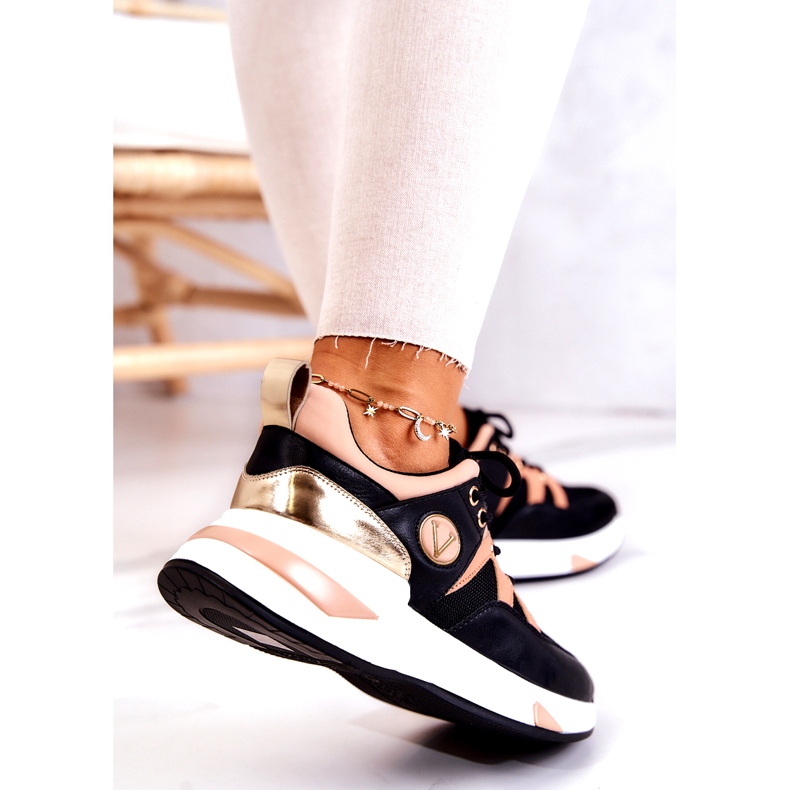 Vinceza Dámské sportovní boty tenisky černé černá 3