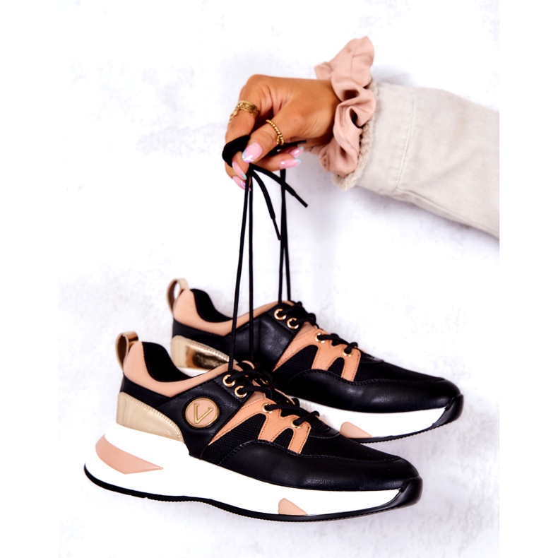 Vinceza Dámské sportovní boty tenisky černé černá 4