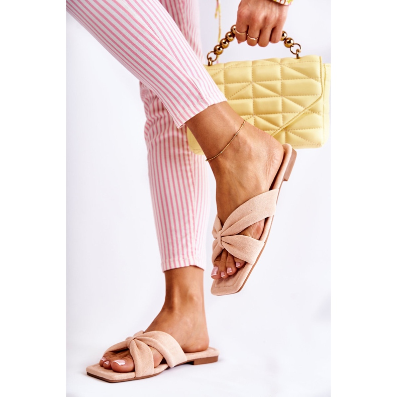 Dámské Velurové pantofle Světle růžové Vanilla Sky růžový 2 Dámské Velurové pantofle Světle růžové Vanilla Sky růžový 2