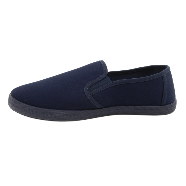 Pánské Slip On Boty Atletico WY18921 Navy Blue modrý 1