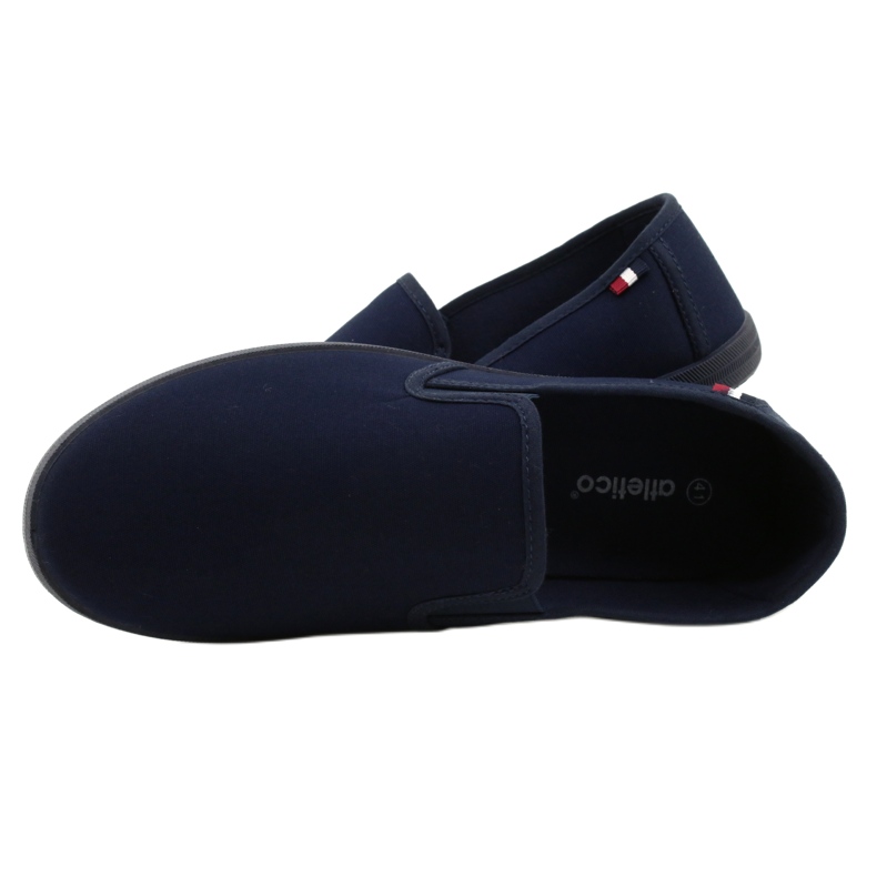 Pánské Slip On Boty Atletico WY18921 Navy Blue modrý 5