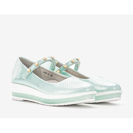 Kuiper dětské zelené balerínky zelený 1