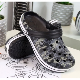 Black pěnové pantofle American Club Jr.AM445A černá 1