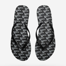 Černé gumové žabky Kubota KUB7 černá 1