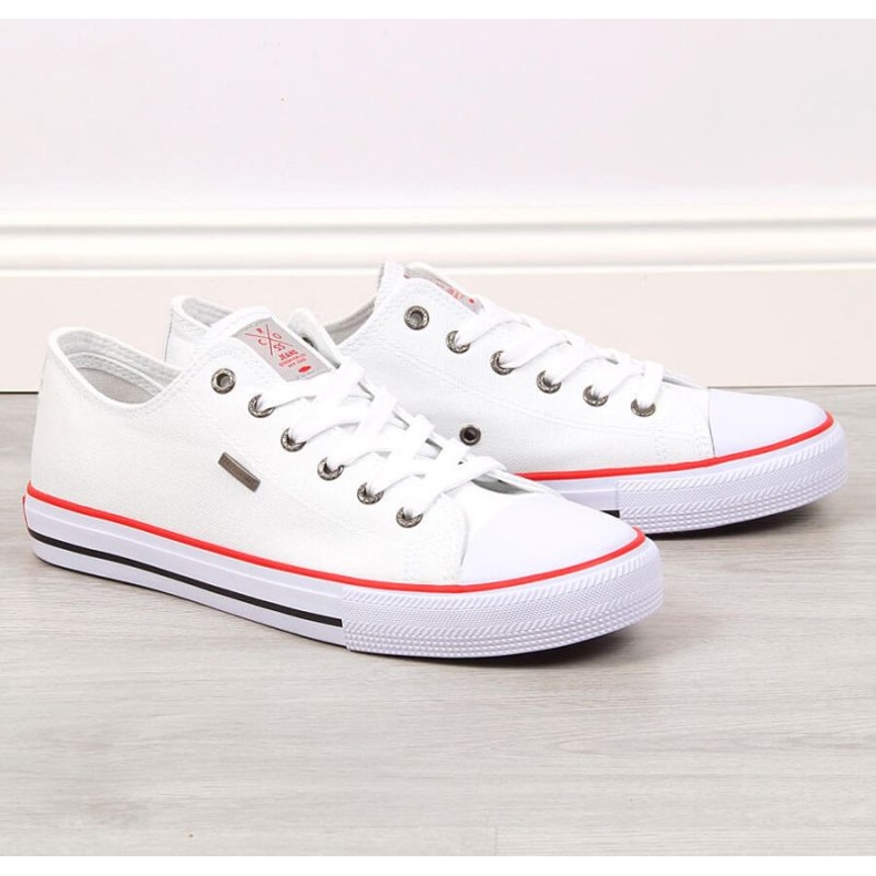 Low Cross Jeans M JJ1R4001C bílé tenisky bílý 1