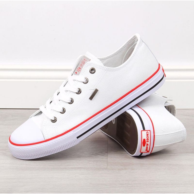 Low Cross Jeans M JJ1R4001C bílé tenisky bílý 2